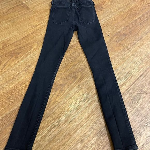 Abercrombie $ and Fitch size 0 black jeans - Picture 2 of 4